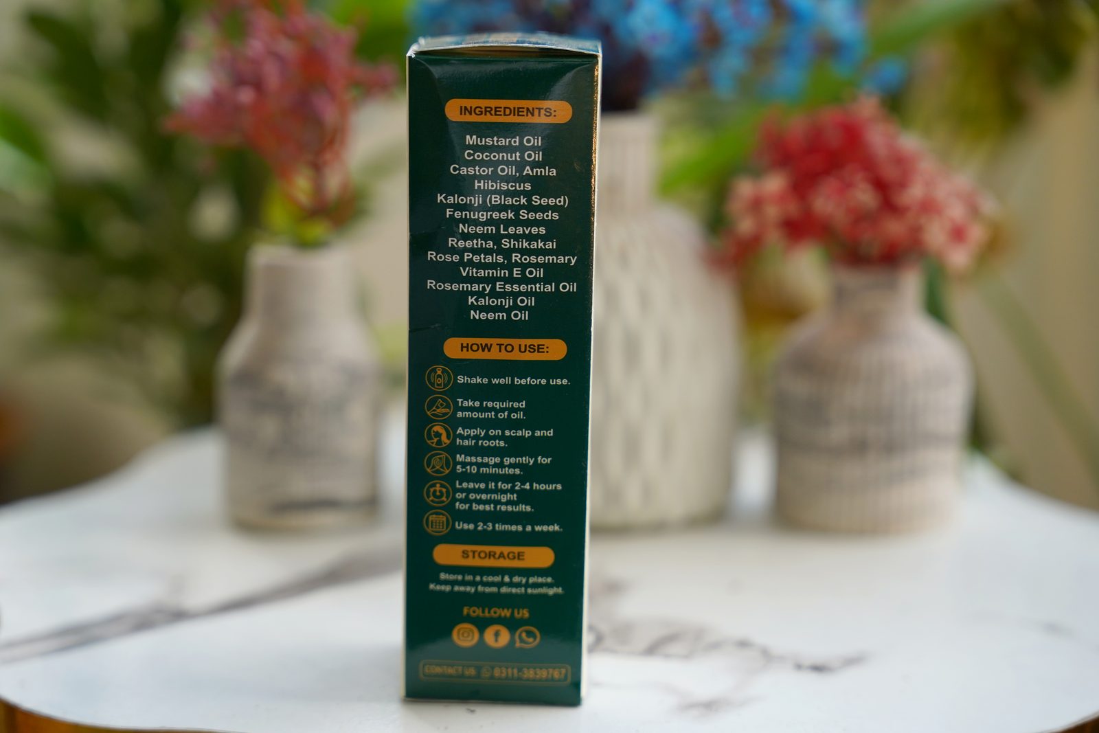 Back label